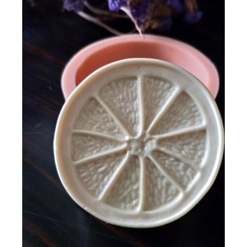Fondant Mould Fruit Orange Silicone Mold Orange Slice Soap Molds Gypsum Chocolate Candle Mold Clay Resin SG0010 PRZY Silicone