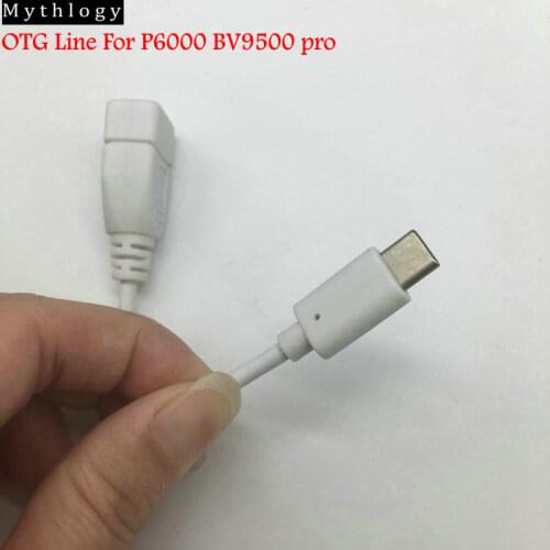 OTG Type C Cable For Blackview BV6100 BV9100 BV9500 BV9600 BV9700 Pro Mobile Phone Type-C OTG Line For BV9600E BV9500 Plus