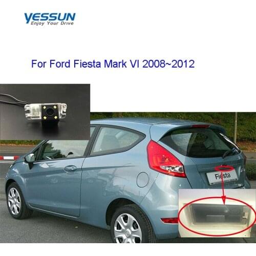 Yessun Rear View Camera For Ford Fiesta Mark VI 2008 2009 2010 2011 2012 backup parking systemlicense plate Camera or Bracket