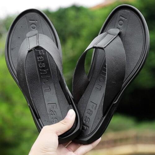 Shoes summer mens Man for sandals house slipper leather cork rubber fashion flip unisex soft outdoor sandalsslippers women mens