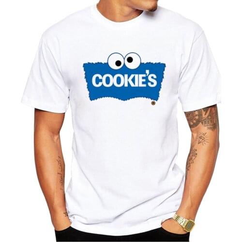 TEEHUB Fashion Design Men T-Shirt Cookies Printed Tshirts Hipster Tops Short Sleeve Funny Tee
