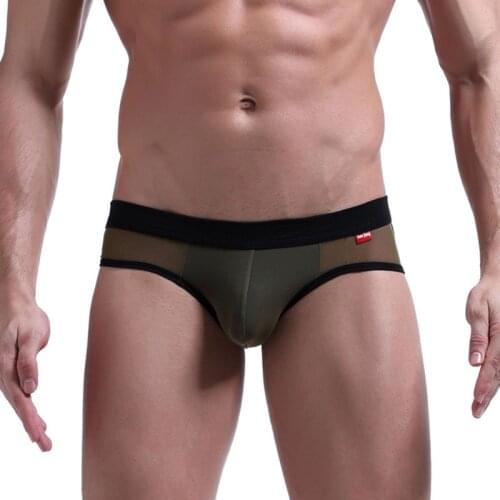 Male Underwear G-strings Transparent Breathable Men Erotic Briefs Thong Sexy Male Panties Briefs Gay Underwear Men Underpants