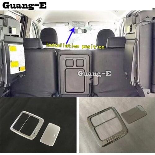 Car Sticker Head Front Read Reading Switch Light Lamp Frame Trim 2pcs For Toyota Noah Voxy 80 Series 2014 2015 2016 2017 2018