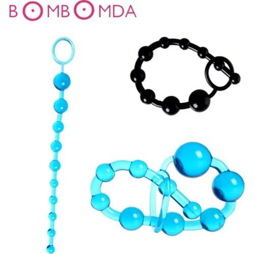 Sex Anal Beads Plug Anal Pull Ball Ring Stimulator Sex Orgasm Vagina Plug Play Anal Butt Plug Beads For Women Man Adult Products