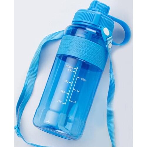 1000ml Big Capacity Environmental PP Sports Water Bottle