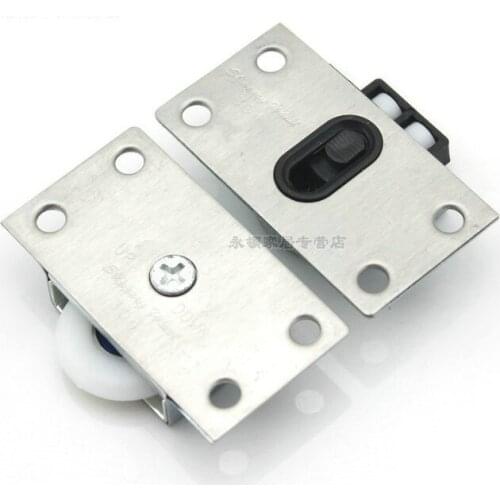 Stailess Steel Single Pulley Furniture Sliding Door Roller Set Perfect for Cabinet&cupboard CP50