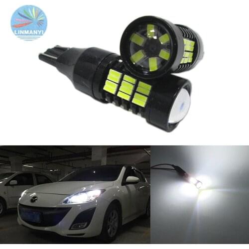 2pcs Super Bright Canbus 921 Led Bulbs For Toyota RAV4 2004-2015 2016 2017 2018 2019 Back Up Reversing Lights T15 W16W White