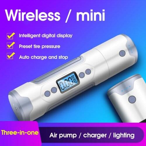 USB Smart Car Air Compressor Wireless Tire Inflator LCD Digital Auto Tyre Pump For Motorcycles Bicycles Ball 12V 150PSI Air Pump