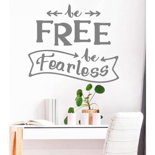 Funny fearless Wall Sticker Home Decor Decoration For Babys Rooms Pvc Wall Decals