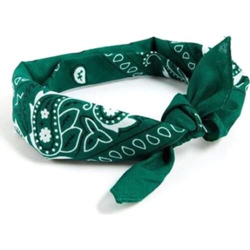 Custom Bandana 55*55cm Square Cotton Outside Sport Headband Printed Fashion For Women/Men/Boys/Girls