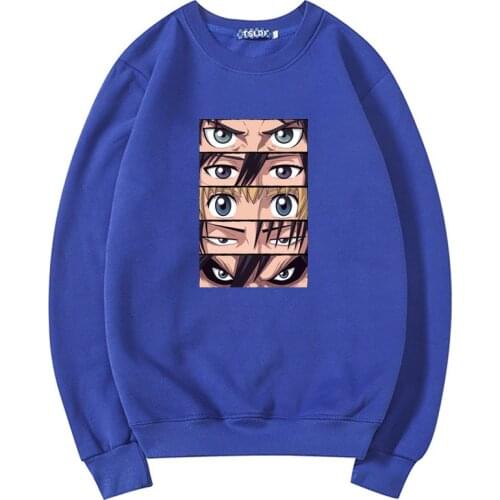 Anime Attack on Titan Shingeki No Kyojin Women Hoodie Funny Eren Yeager Eyes Graphic Look on You Sweatshirt Fashion Hoody