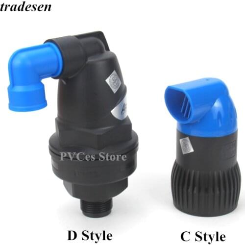1pcs Plastic Micro Intake Exhaust Valve For Agriculture Farm Irrigation Automatic Air Atmospheric Pipe Valve