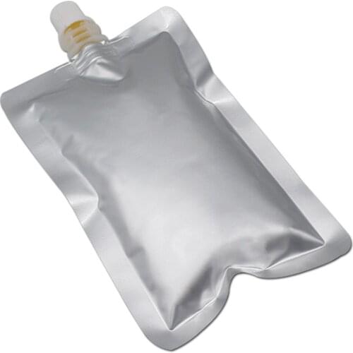 100pcs 180ml 10*16cm Pure Aluminum Foil Spout Bag Beverage Packaging Liquid Juice Drinking Vinegar Wine Pack Pouches