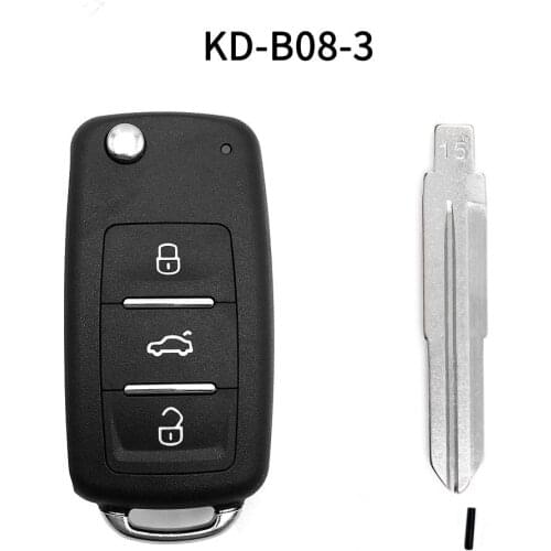 5pcs/lot KEYDIY B08-3 universal Remote Control key for KD900 URG200 KD-X2/KD MINI Remote Generater with 15# blade