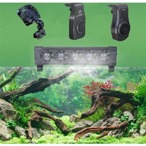 Aquarium fish tank automatic temperature control fan tank cooling aquarium fan water cooling mute 1/2/3/4/5/6