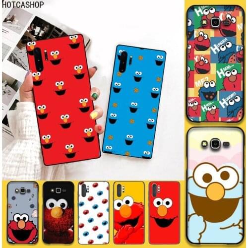 Kaw ELMO Cookie Couple Phone Case For Samsung Galaxy Note20 ultra 7 8 9 10 Plus lite J7 J8 Plus M21 M30S