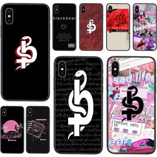 Black Bumper Pretty Shell For Samsung Galaxy A72 A725F A71 A70 4G 5G A50 A40 A30 A20 A10S A02 Blackbear Album Tous Les