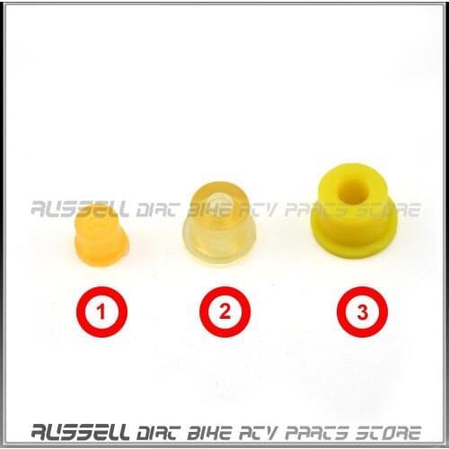 Electric tricycle motorcycle soft connection rubber sleeve Steel bushing Shock absorption bow board rubber sleeve spring plate r