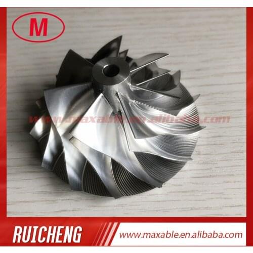 GT2835 53.11/73.00mm 452546-0005HF 7+7 blades turbo Billet/milling/aluminum 2618 compressor wheel for upgrade 452546-0005