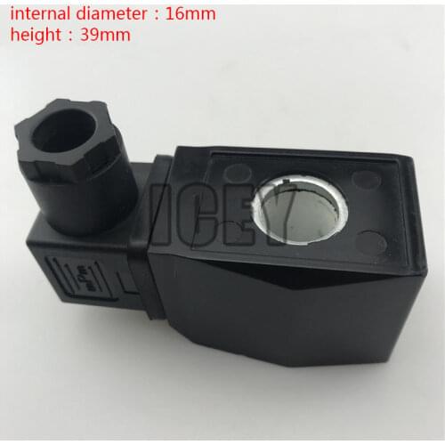 CKD coil plastic coil Plastic-encapsulated coil AB410 Solenoid valve Water valve Coil Inner Hole 16mm Height 39mm