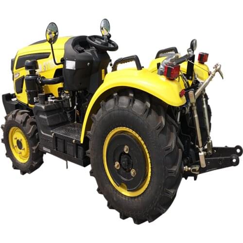 Chinese Agricultural Construction Equipment Small Tractors Mini 4x4 Four Wheeled Farm Tractors