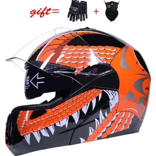 DOT Approved WLT 168 Module Flip Motorcycle Helmet Motocicleta Casco Helmet Dual Lens Motocross Racing Helmet S L M XL
