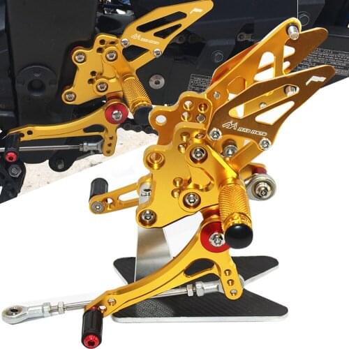 Ninja300R Footrest Adjustable Rearsets Foot Pegs For Kawasaki Ninja300R Ninja300R 2013-2015 Rear Rest Motorcycle Accessories