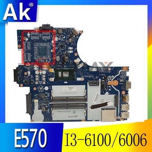 NM-A831 Motherboard for Lenovo Thinkpad E570 E570C CE570 Laotop Mainboard CPU I3-6100/I3-6006 100% test ok