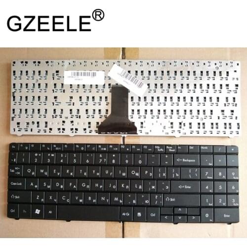 GZEELE New RU keyboard for Packard Bell EasyNote ML61 ML65 Black Replacement russian Laptop Keyboard MP-07F33SU-920