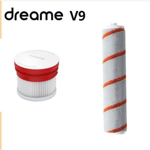 Original dreame V9 Accessories Handheld Vacuum Cleaner Spare Parts Kits HEPA Filter Roller brush Soft Fluff Brush Main brush