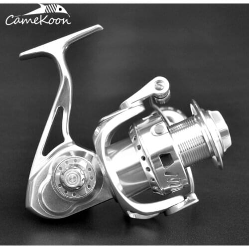 Camekoon full metal spinning jigging reel 3000 4000 5000 6000 7000 water resistance saltwater surf coil 38kg drag bass pike reel