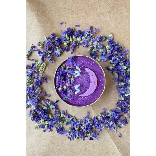 100% Soybean Special Design, Vanilla Scented Spica Star Glittery Decorative Candle 7 cm Romantic Valentines Gift Products