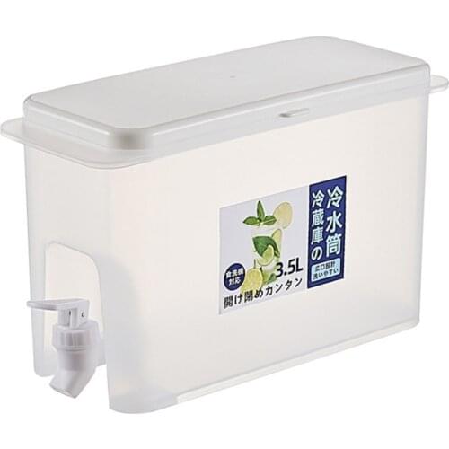 Cold Water Bucket Drinkware Container Household Kitchenware Used For Soaking In Refrigerator Make Drinks New Style With Faucet