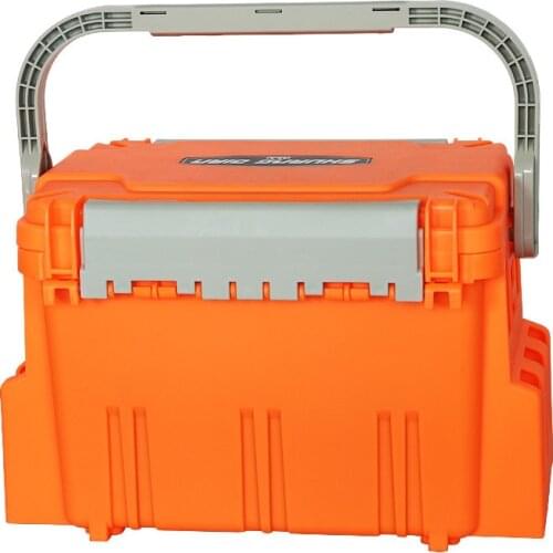 Outdoor Fishing Box Fishing Toilet Portable Bait Box Tool Box Accessories Fake Bait Wheel Box Fishing Multi-Function