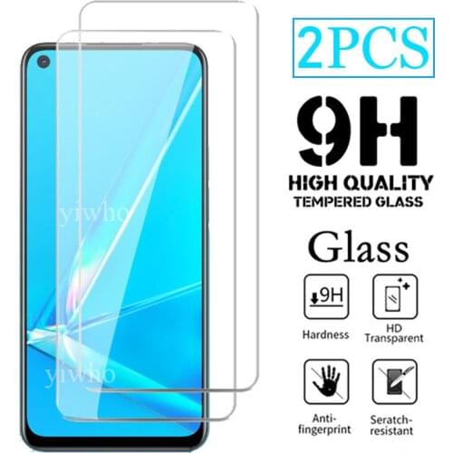 2pcs Protective Safety Glass on For Oppo A92 A71 A52 Screen Protector Tempered Camera Lens for OPPO A9 A5 2020 6.5 Inch A92s