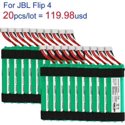 20pcs/lot GSP872693 01 For JBL Flip 4 Flip4 Special Edition Original Bluetooth Replacement Speaker Battery Lautsprecher Accu