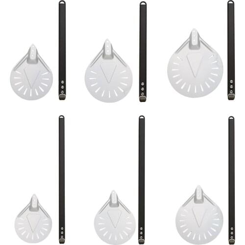 7/8/9inch Pizza Peel with Aluminium Handle, Small Pizza Shovel Aluminum Spade