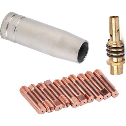 Nozzle Welding Accessories Tip Holder 12pcs/Set MB 15AK MIG/MAG Welding