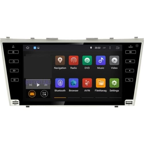 Android 9.0 Car ultimedia Player Car radio player 8 Core RAM 4GB Car GPS Navigation Stereo Screen For TOYOTA CAMRY 2007-2011
