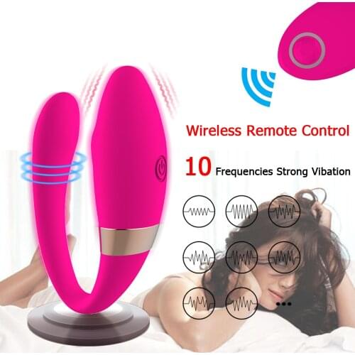 Wireless Remote Control Vibrator Panties for Women Wearable Dildo Vibrator G Spot Clitoris Stimulator 10 Frequency Adult Sex Toy