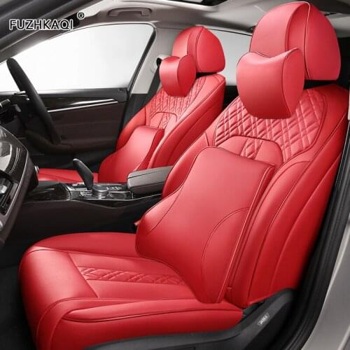 FUZHKAQI Custom Leather car seat covers For MAXUS G10 V80 T60 D90 G50 ZOTYE Z100 Z560 Z360 T700 T300 T500 T800 T600 Z500 T200