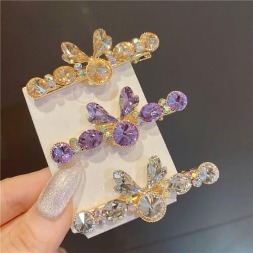 Adult Women Hairpins Hair clips Barrettes Korean Handmade Wool Pearl 5 Fall Winter Head wear Accessories Lady Office-ED-W13