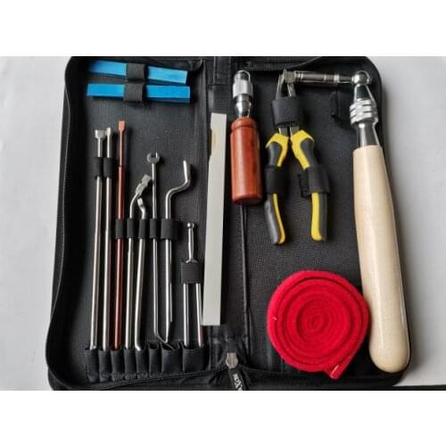 1set Piano tuning tools Piano repair tools Piano tuning tools 15 sets of tools