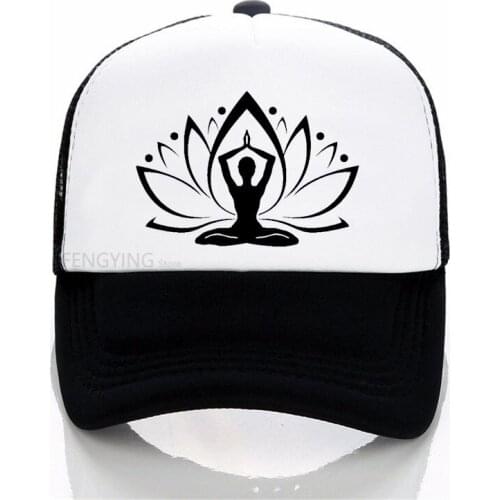 Interesting Sports Fitness Gymnastics Yoga baseball cap Casual mesh cap summer trucker sports hat