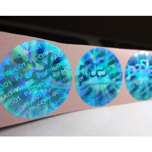 Custom made void 3d laser hologram sticker label, Free design ! void if removed