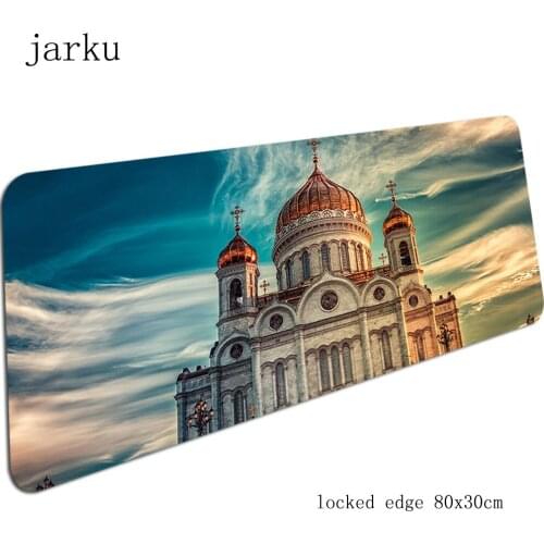 Cathedrals mousepad gamer best 800x300x2mm gaming mouse pad High-end notebook accessories Christmas gifts laptop padmouse mat