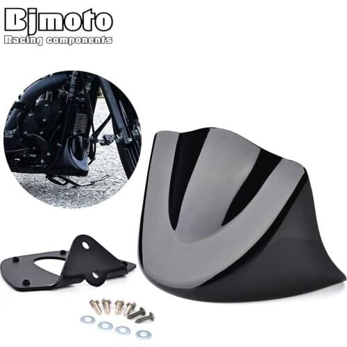 Motorcycle Black Front Bottom Spoiler Mudguard Air Dam Chin Fairing For Dyna Models 2006-Up