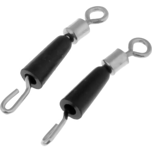 Set of 100pcs Fishing Rolling Swivel Line Connector Fast Link Fishing Pins Swivels de pesca Emerillons de peche
