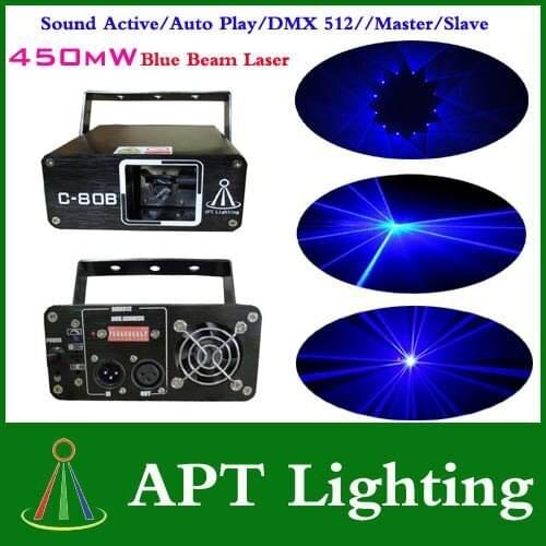 NEW Great Promotion with Special price Blue 450mW Beam Laser Laser Disco DJ Party Laser free shipping