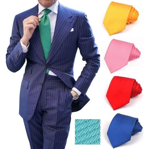 Candy Color Ties For Men Women Polyester Classic Neckties Mens Neck Ties 8cm Width Tie Skinny Solid Necktie For Wedding Party